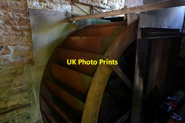 Photo 6"x4" Village Watermill - Overshot wheel Little Salkeld c2015