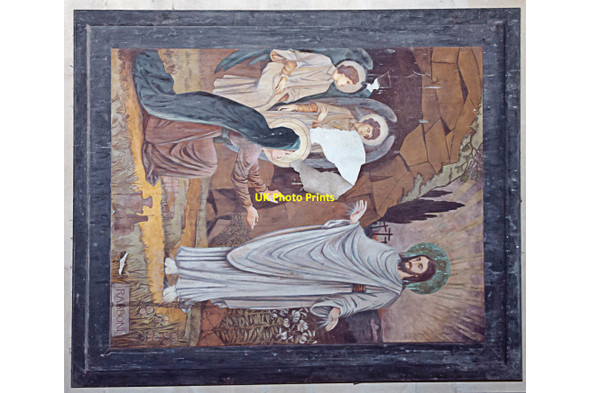 Photo 6"x4" Resurrection painting, West Tofts church West Tofts\/TL8392 c2015