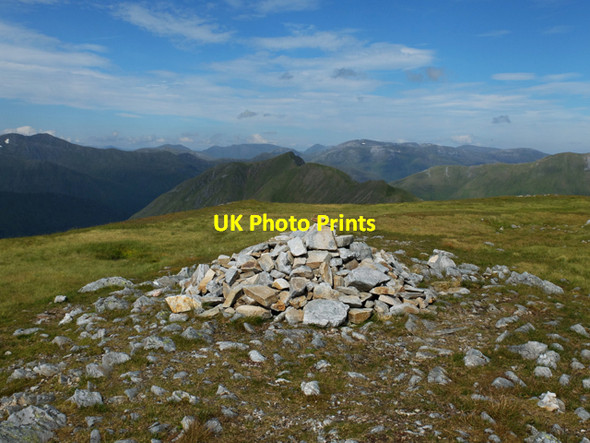 Photo 6"x4" Summit of Aonach Meadhoin Aonach Meadhoin c2015
