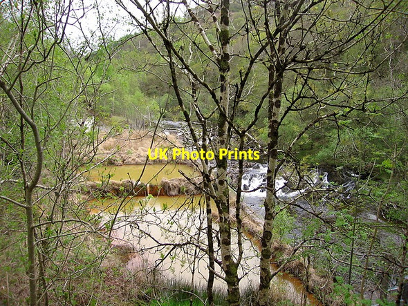 Photo 6"x4" Cwmrheidol filter beds Ystumtuen c2015