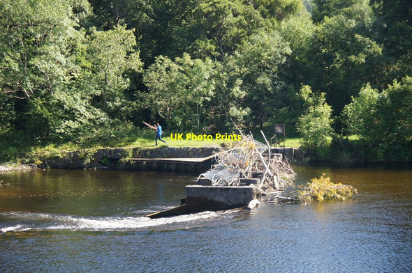 Photo 6"x4" Sluice on the River Ness at Torvean, Inverness Inverness c2015