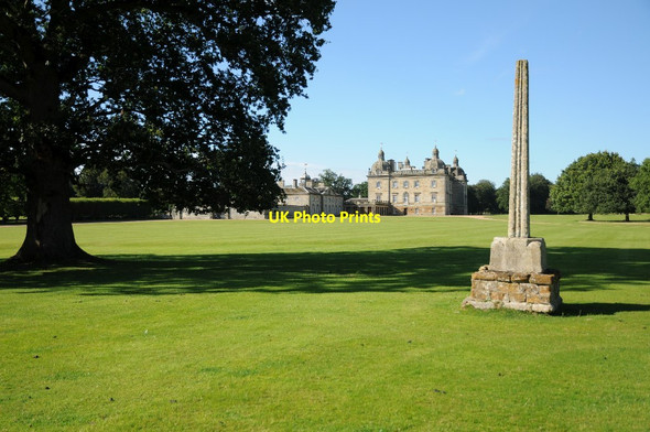 Photo 6"x4" Cross in Houghton Hall Deer Park New Houghton\/TF7927 c2015