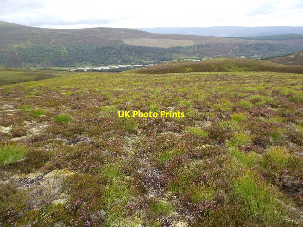 Photo 6"x4" On ridge west of Druim nam Bo above Glenfeshie Carnachuin c2015