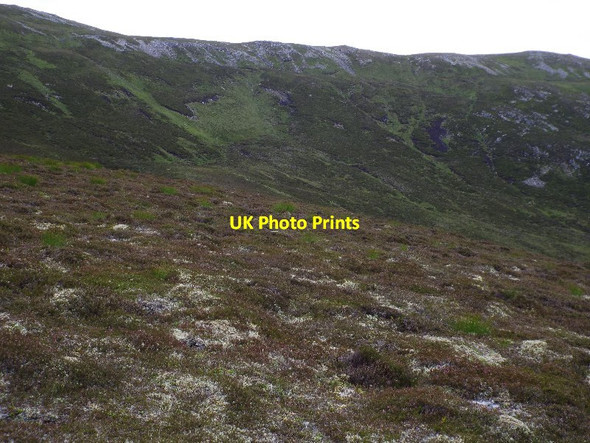 Photo 6"x4" Steep head of Coire nam Meur above Glenfeshie Carnachuin c2015