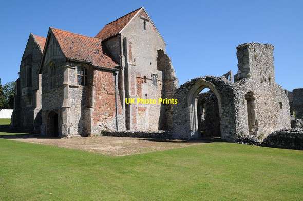 Photo 6"x4" Castle Acre Priory South Acre c2015