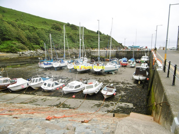 Photo 6"x4" Laxey Harbour Old Laxey c2015