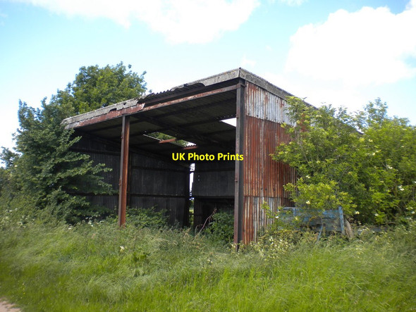 Photo 6"x4" Derelict barn, Mill Lane, north east of Bradmore Bradmore\/SK5831 c2015