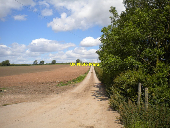 Photo 6"x4" Access road to sewage works south west of Keyworth Keyworth c2015