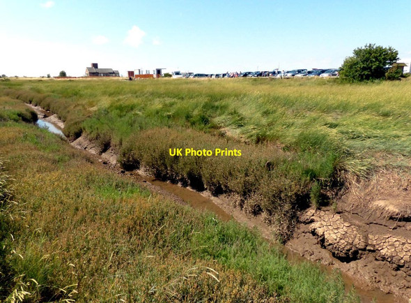 Photo 6"x4" Drainage channel, Gibraltar Point Seacroft\/TF5660 c2015