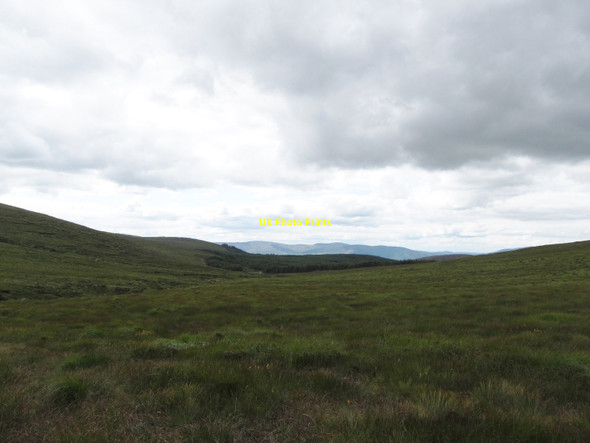 Photo 6"x4" View south-westwards across the upper basin of the Yellow Water River Attical c2015