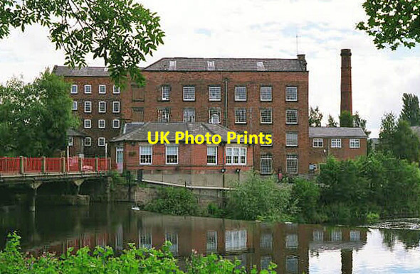 Photo 6"x4" Darley Abbey - Boars Head Mills Darley Abbey c1999