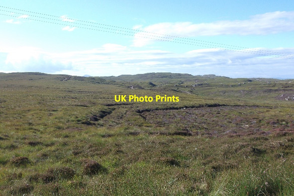 Photo 6"x4" Moorland and peat road Armadale\/NC7864 c2015