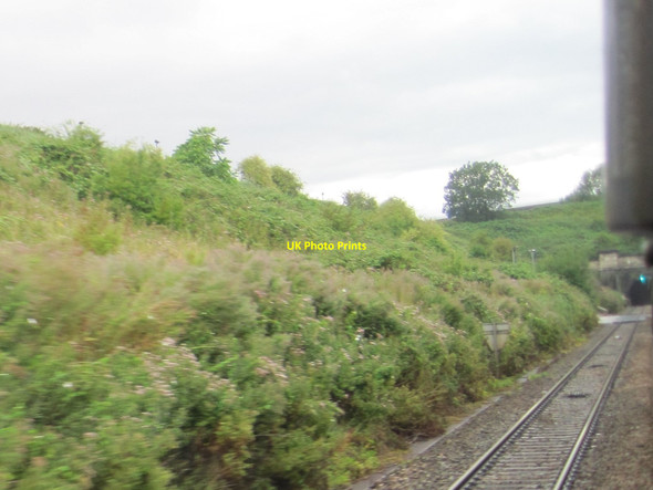 Photo 6"x4" View from a Bristol-Cardiff train - Severn Tunnel entrance, English side Redwick\/ST5485 c2015