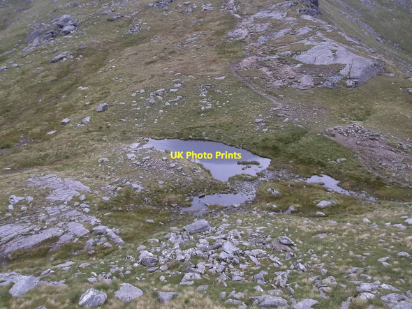 Photo 6"x4" Bealach near Coire an Dothaidh Bridge of Orchy c2015