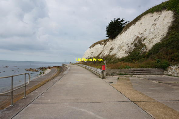 Photo 6"x4" The coastal path at Horseshoe Bay Ventnor c2015