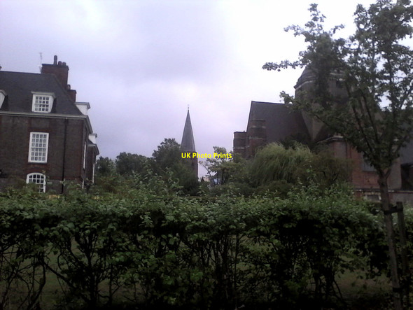 Photo 6"x4" The two churches in Hampstead Garden Suburb Finchley c2015