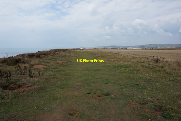 Photo 6"x4" Coastal path towards Atherfield Point Atherfield Green c2015