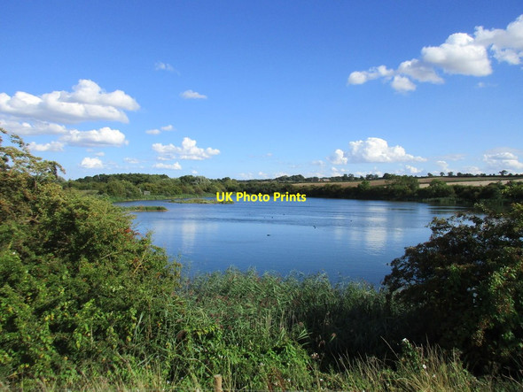 Photo 6"x4" Former clay pit, Far Ings Barton Waterside c2015