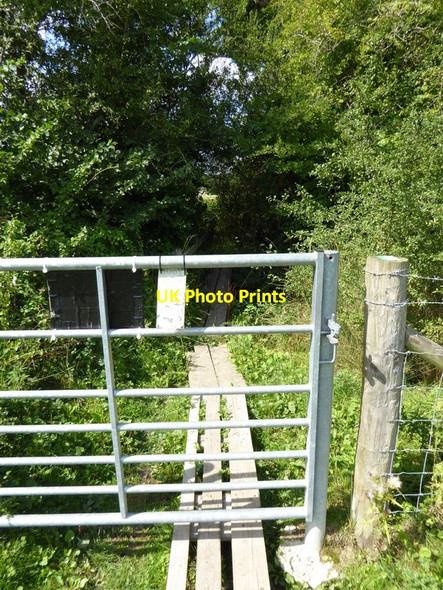 Photo 6"x4" Path crosses stream south of Storrington Storrington c2015