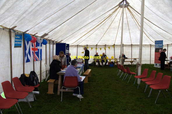 Photo 6"x4" Political representatives at the Unst Show, Haroldswick Bothen c2015