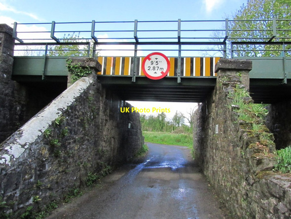 Photo 6"x4" Low bridge W of Edgeworthstown Station, Co Longford Edgeworthstown c2015