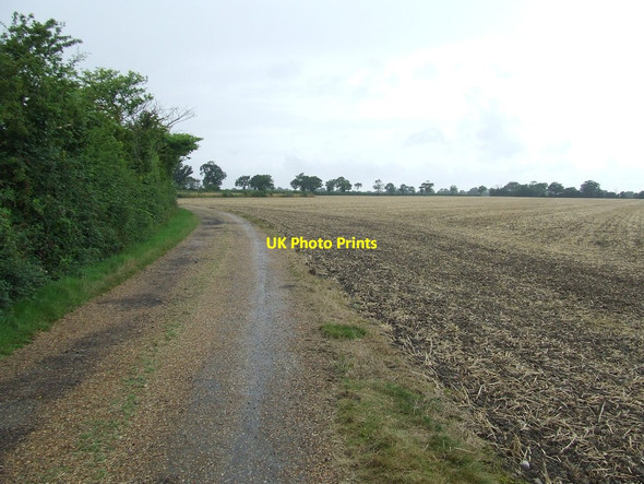 Photo 6"x4" Farm Track And Footpath Brampton Street c2015