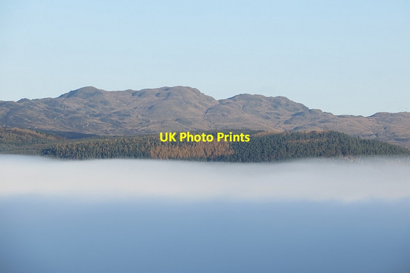 Photo 6"x4" Strath Tay inversion Dull c2014