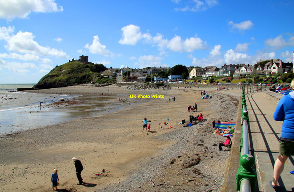 Photo 6"x4" The beach in Criccieth Criccieth c2015