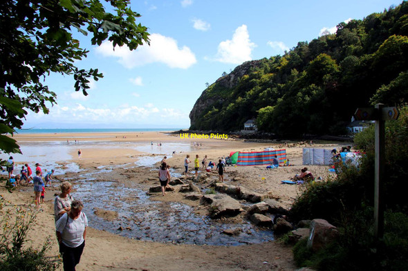 Photo 6"x4" The beach at Llanbedrog Llanbedrog c2015