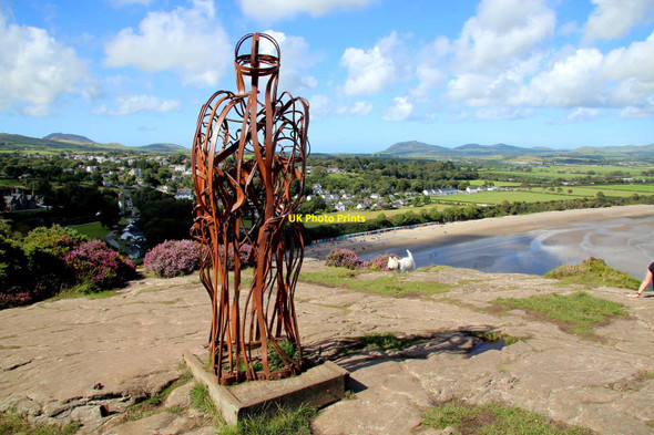 Photo 6"x4" The Iron Man on Mynydd Tir y Cwmwd Llanbedrog c2015