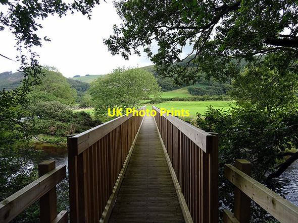Photo 6"x4" Footbridge across Afon Rheidol Aberffrwd\/SN6878 c2015