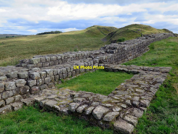 Photo 6"x4" Turret on Hadrian's Wall near Caw Gap Melkridge c2015