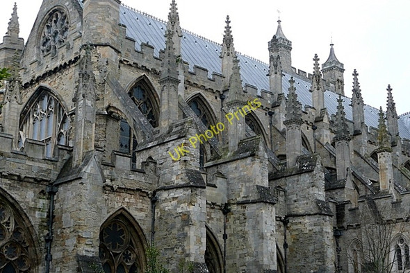 Photo 6"x4" Exeter cathedral Exeter c2009