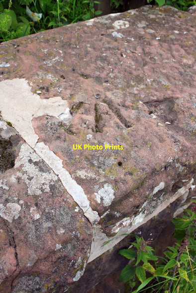 Photo 6"x4" Benchmark on parapet of Scotchman's Bridge Greenholme\/NY5905 c2015
