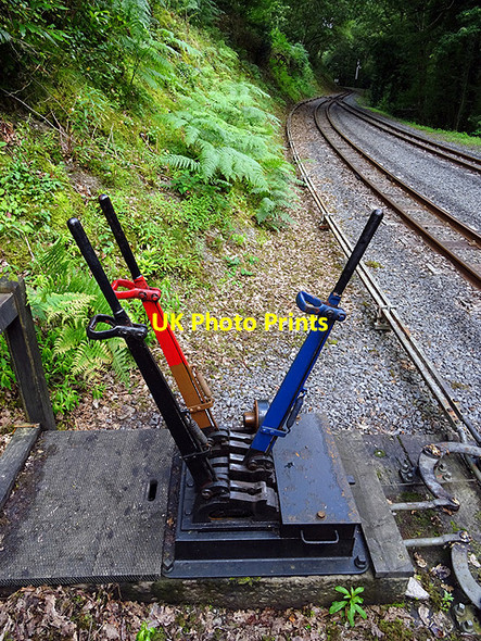 Photo 6"x4" Signalling ground frame at Aberffrwd station Aberffrwd\/SN6878 c2015