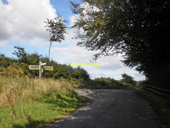 Photo 6"x4" Gravel Pit Cross North Radworthy c2015