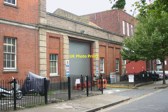 Photo 6"x4" Camberwell bus garage, Warner Road Brixton\/TQ3175 c2015