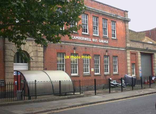 Photo 6"x4" Camberwell bus garage, Warner Road Brixton\/TQ3175 c2015