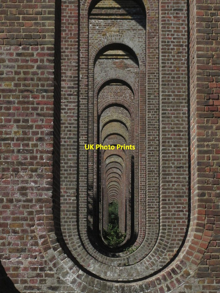 Photo 6"x4" View along Chappel Viaduct (Gainsborough Line) Chappel c2015