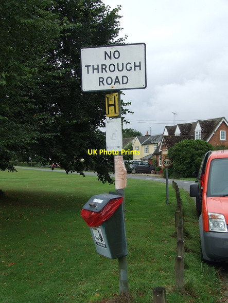 Photo 6"x4" Pre-Worboys Sign Wickham St Paul c2015
