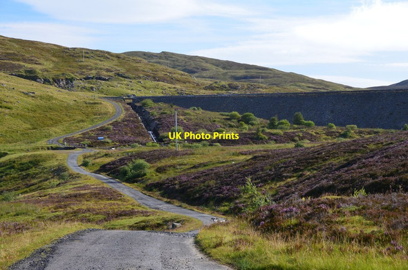 Photo 6"x4" The road to the Lochan Breaclaich dam Milton Morenish c2015
