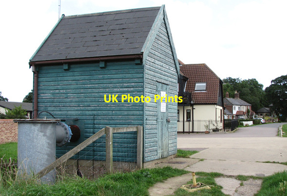 Photo 6"x4" Pump house by Thurne Staithe Thurne c2015