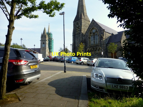 Photo 6"x4" Church Street \/ Church Hill, Omagh Omagh c2015