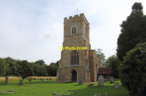 Photo 6"x4" St Mary, Great Wymondley Hitchin c2015