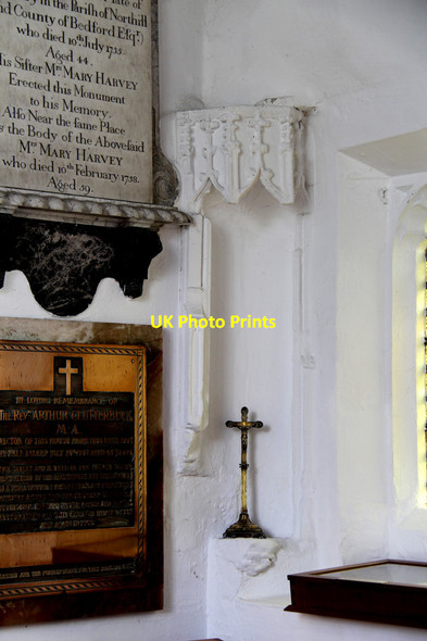Photo 6"x4" St Nicholas, Hinxworth - Niche Hinxworth c2015