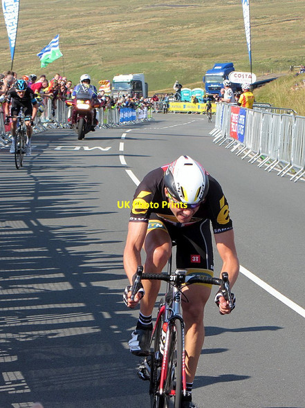 Photo 6"x4" Tour of Britain at Hartside finish Busk\/NY6042 c2015