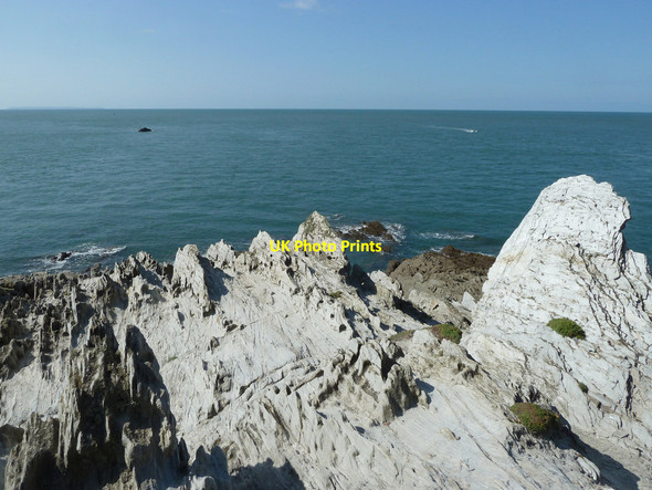 Photo 6"x4" Rocks at Morte Point Mortehoe c2015