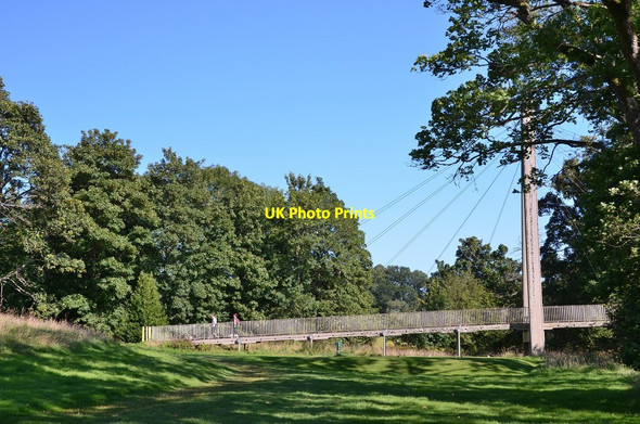 Photo 6"x4" Footbridge over the Tay Aberfeldy c2015