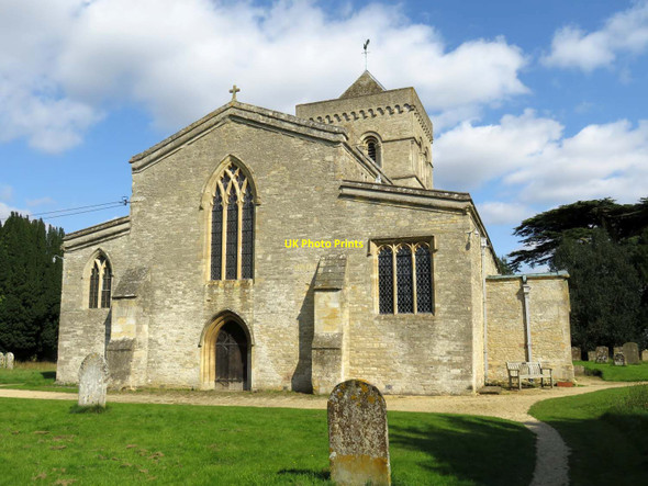 Photo 6"x4" St Mary the Virgin parish church Kirtlington c2015