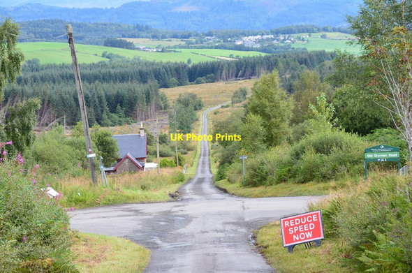 Photo 6"x4" Junction at Drymen Road Cottage Dalmary c2015
